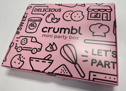 Crumbl's mini party box